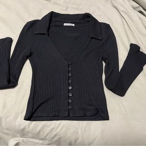 Reformation black polo